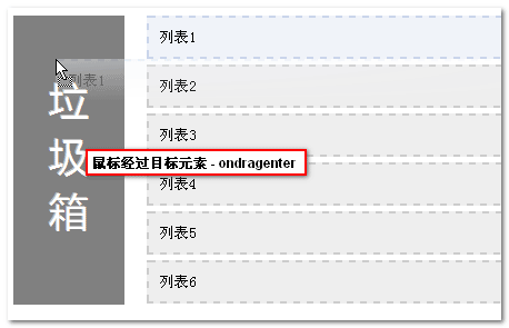 html5 drag & drop 拖拽与拖放经过目标元素截图 张鑫旭-鑫空间-鑫生活