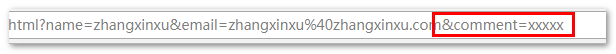 URL地址中有textarea提交的數據