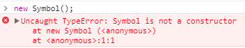 Uncaught TypeError: Symbol is not a constructor