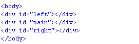 绝对定位法的HTML代码