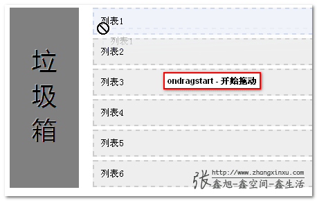 html5 drag & drop ondragstart截图 张鑫旭-鑫空间-鑫生活