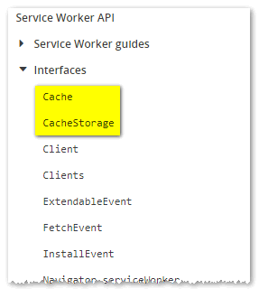 cache和cacheStorage是Service Workers的接口