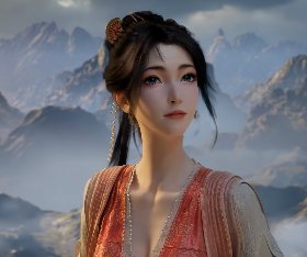 慕沛灵 常服 红色