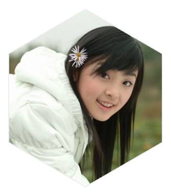 六边形头像截图效果