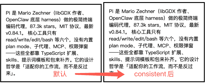 consistent效果对比